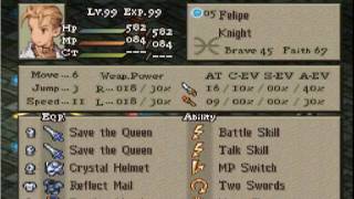 Final Fantasy Tactics Bug