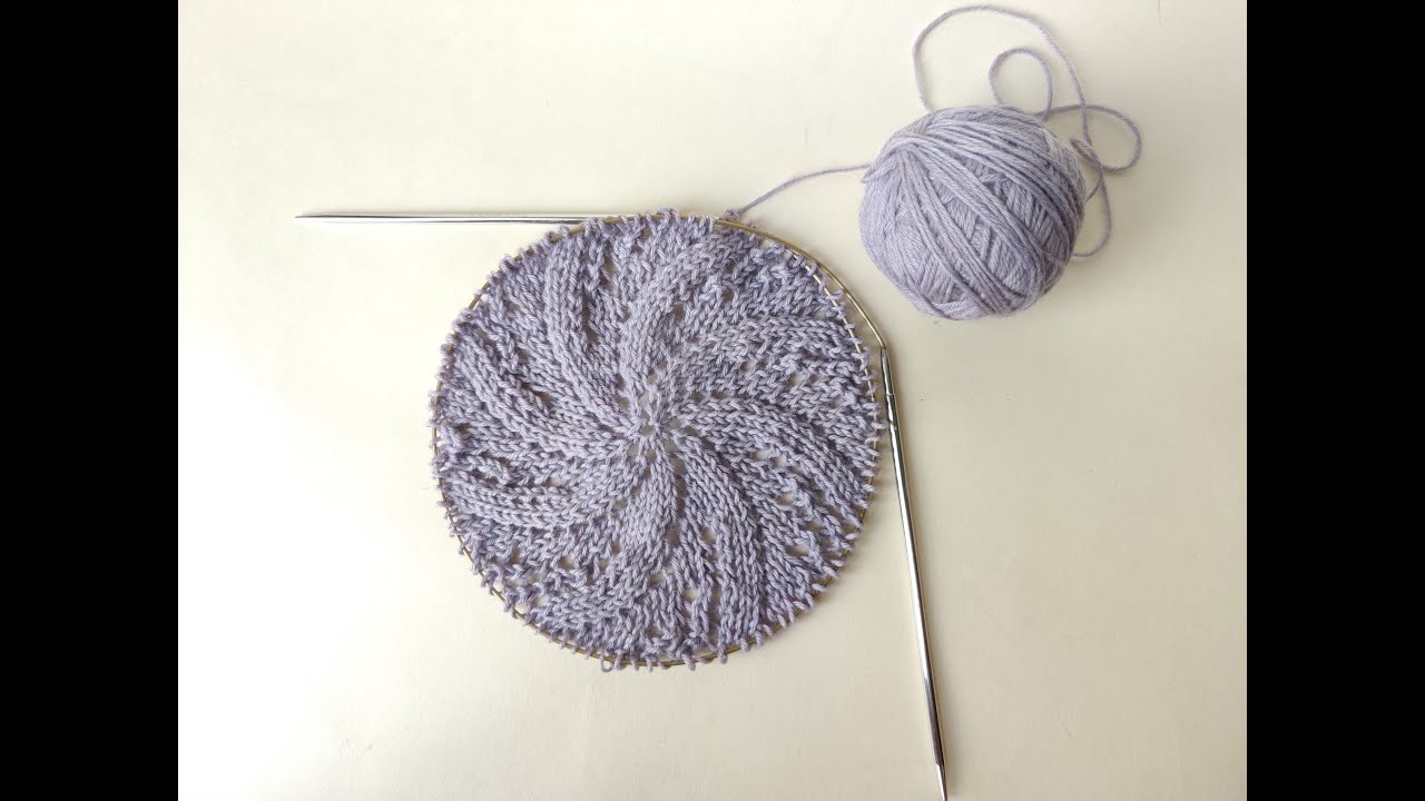 Vintage knitted Doily - 2