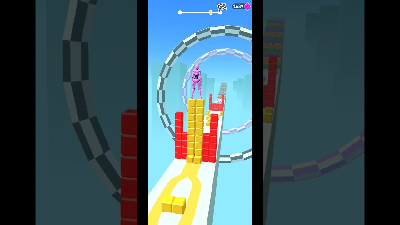 Stack Surf 3d gameplay walkthrough 