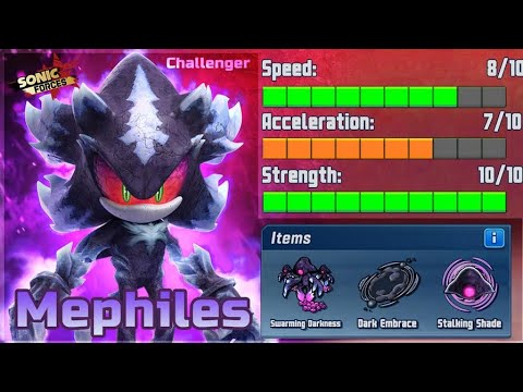 Mephiles The Dark | Sonic Forces Speed Battle | Game play # ...