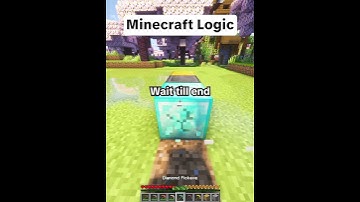 Minecraft Logic... 😂 #shorts
