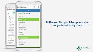 BioMed Articles android app -  search and cite millions of Health Science Articles screenshot 3