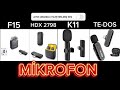 UCUZ YAKA MİKROFONU f/p ürünleri. (F15 - HDX2798- K11 - TE DOS)