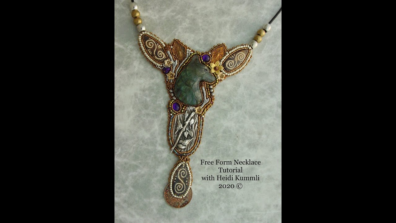 Free form  Necklace Tutorial