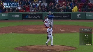 TEX@BOS: Pomeranz fans Rua to strike out the side