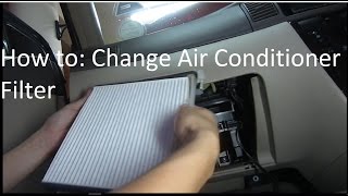 How to: Change your car's air-conditioner filter (Easy!)