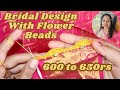 New Bridal Krosha Kuchu Design | Saree Kuchu With Beads | Shilpashree Creations | Crochet Design |