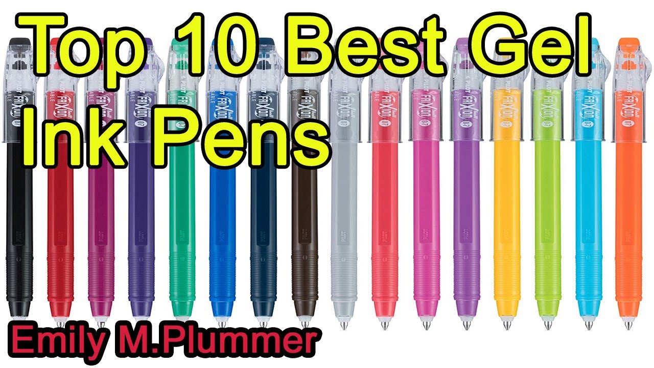 Top 10 Best Gel Ink Pens 2022 YouTube