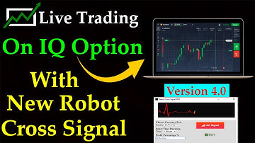 Live Trading On IQ Option With New Version 4.0 Robot Cross Signal