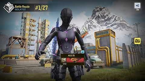 INTENSE SOLO VS SQUAD IN COD MOBILE | 25 KILLS BR GAMEPLAY