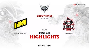 Natus Vincere vs Geek Fam HIGHLIGHTS MPL ID S16 | NAVI VS GEEK ESPORTSTV