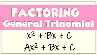 Factoring Trinomial in the form x² + Bx + C and Ax² + Bx + C [TAGALOG] | Ms Rosette