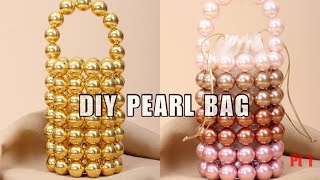 DIY VINTAGE PEARL BEADED BAG // VANINA COMINO BAG || Part 1