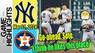 New York Yankees vs Houston Astros [HIGHLIGHTS] YANKEES FOURGAME SWEEP THE ASTROS IN HOUSTON!