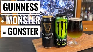 Jag provar den trendande och smått galna öldrinken Gonster, som är en mix av Guinness & Monster.