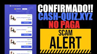 !!CONFIRMADO!! Cash-quiz NO PAGA - Fraude Confirmado