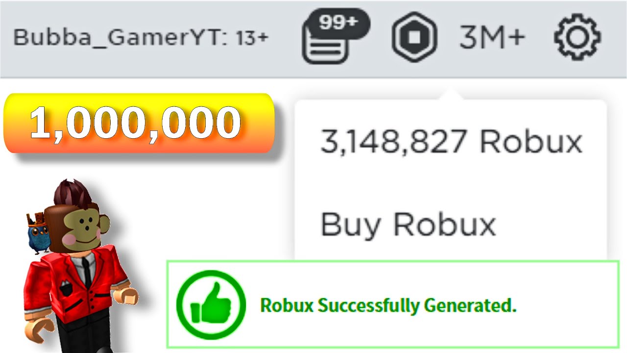 This Robux Generator Gets You Free Robux 2020 Youtube - roblox robux hack 134 download