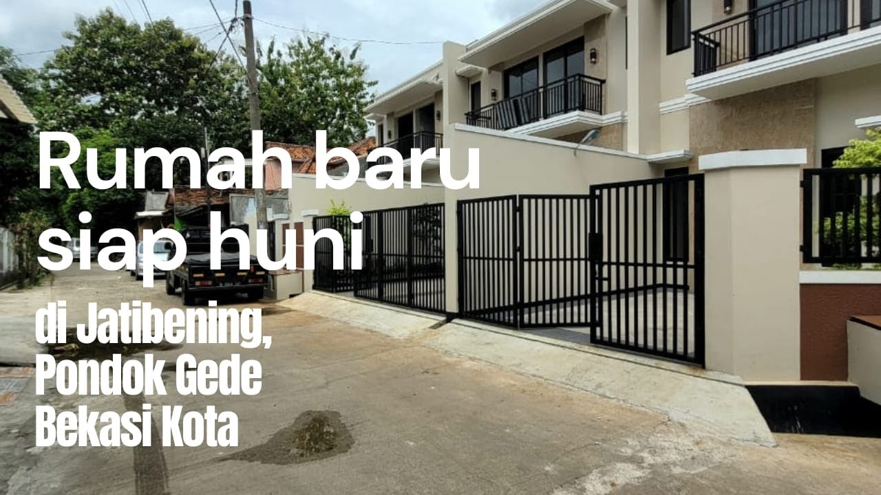 Rumah Baru siap huni bebas banjir di Jatibening,Bekasi Kota