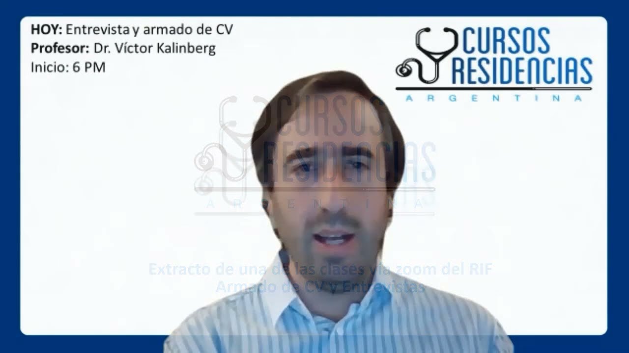 CV y Entrevista para el examen de residencias