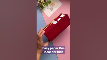 DIY Easy Paper bus crafts ideas/ amazing crafts 🚌 /#shorts