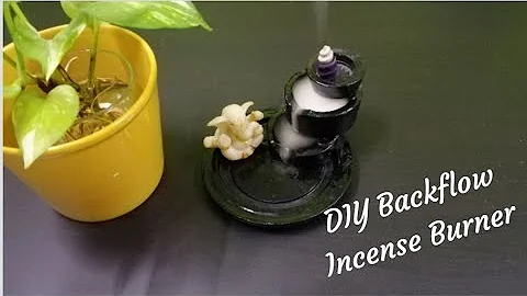 56-DIY Backflow Incense Burner| How to make smoke Fountain| DIY Incense Cone Holder|