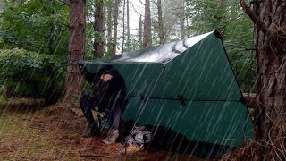 Wild Camping In The Rain (I Had to Bail) by Dazzy Outdoors 2,915 views 1 year ago 13 minutes, 23 seconds