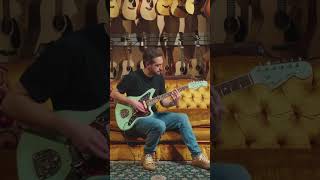 Fender Custom Shop 1966 Jaguar Deluxe Closet Classic Aged Surf Green | Blues Guitar Demo