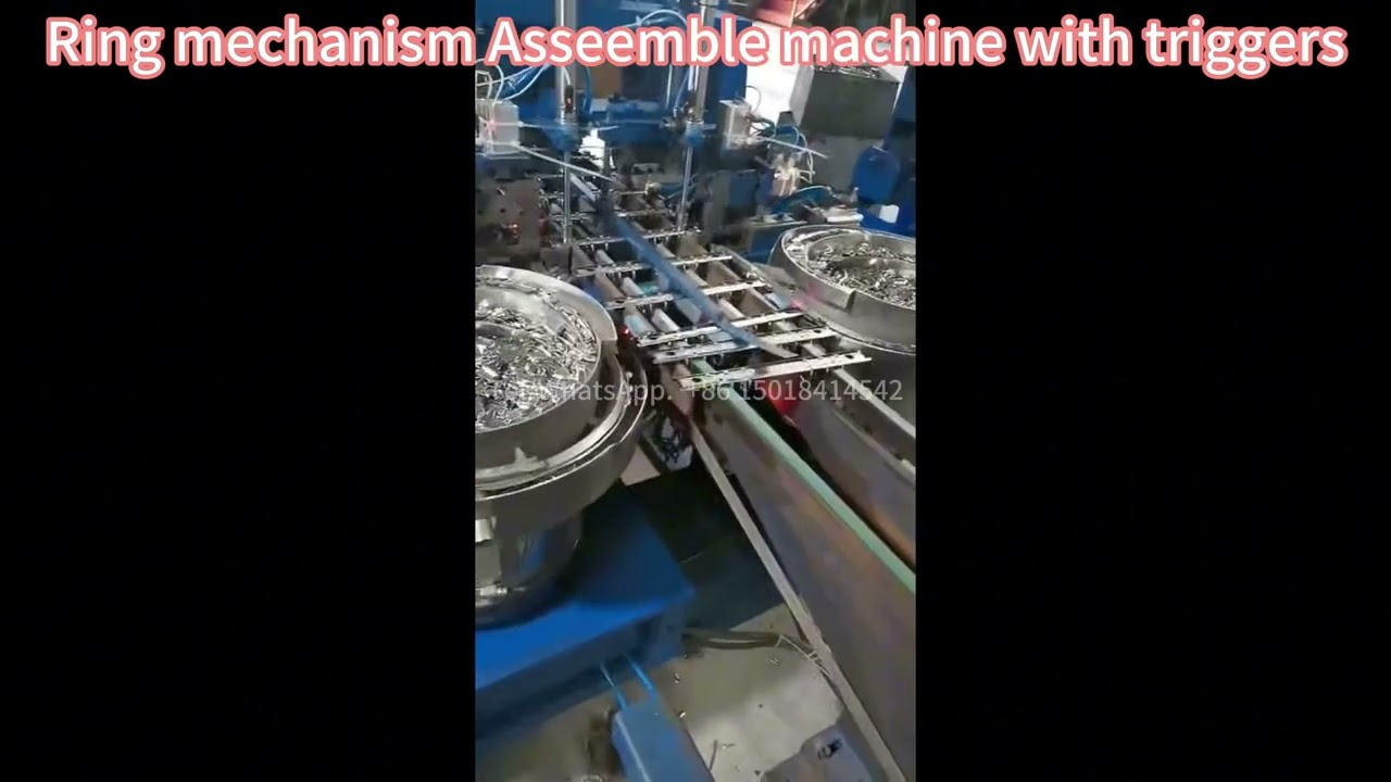Ring mechanism Asseemble machine with triggers