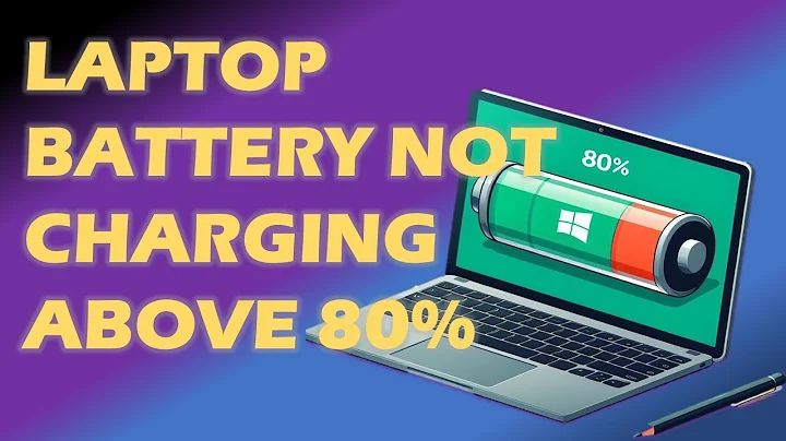Laptop Battery Is Not Charging Above 80% :  6 Ways to Fix It !