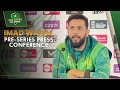 Imad Wasim Pre-Series Press Conference | Pakistan vs England T20Is, 2024 | PCB | MA2A