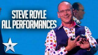 You will be ROYALLY ENTERTAINED by Steve Royle | All Performances | Britain's Got Talent