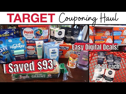 Target Couponing This Week 1/16-1/22 Haul | AMAZING Savings on Household Items All Digital!