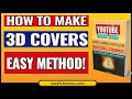 Free 3D digital cover design | Create 3D digital cover design  | How to make a 3d ebook cover