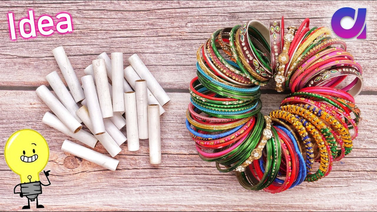 Best out of waste Bangles  Thread Spools Craft idea DIY 