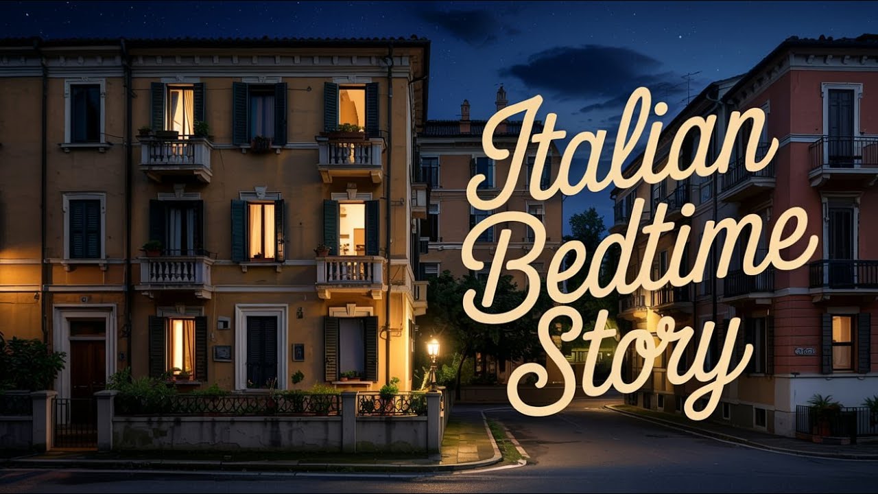 Italian Bedtime Story — An Italian Apartment with the Windows Still Open at Night