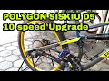 Polygon Siskiu D5 upgrade Ltwoo a7 10 speed
