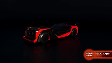 3d car octane renderer with music