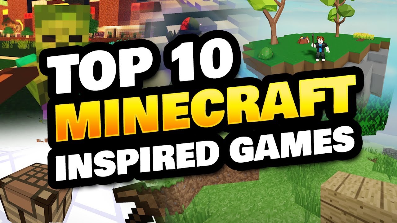 Top 10 Minecraft Inspired Roblox Games Youtube - games like minecraft in roblox