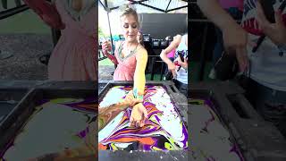 I dipped both her arms at Faster Horses Festival (Body Marbling / BLVisuals)