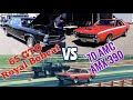 1965 Pontiac GTO vs 1970 AMC AMX - PURE STOCK DRAG RACE