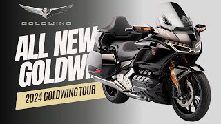 2024 Honda Goldwing Tour New Look  Technology and Features