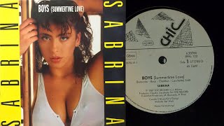 Sabrina Salerno - Boys (Summertime Love) (1987) ~ { I  80s } 