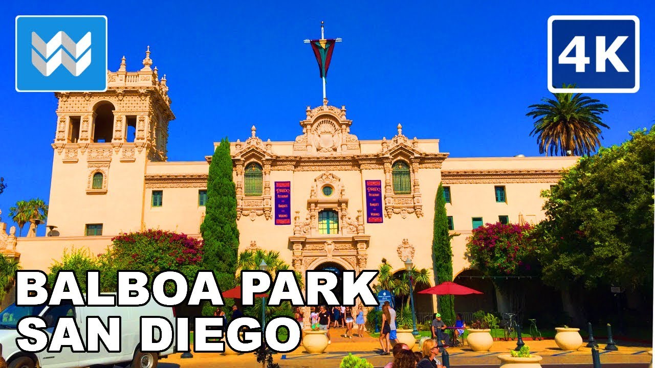 ⁣Walking tour of Balboa Park in San Diego, California | Travel Guide 【4K】