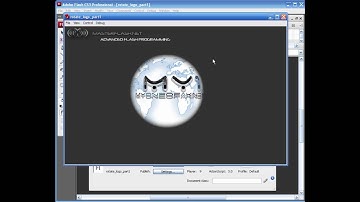 Flash: Bitmap Data Logo Animation, learn flash, flash tutorial, flash training, actionscript
