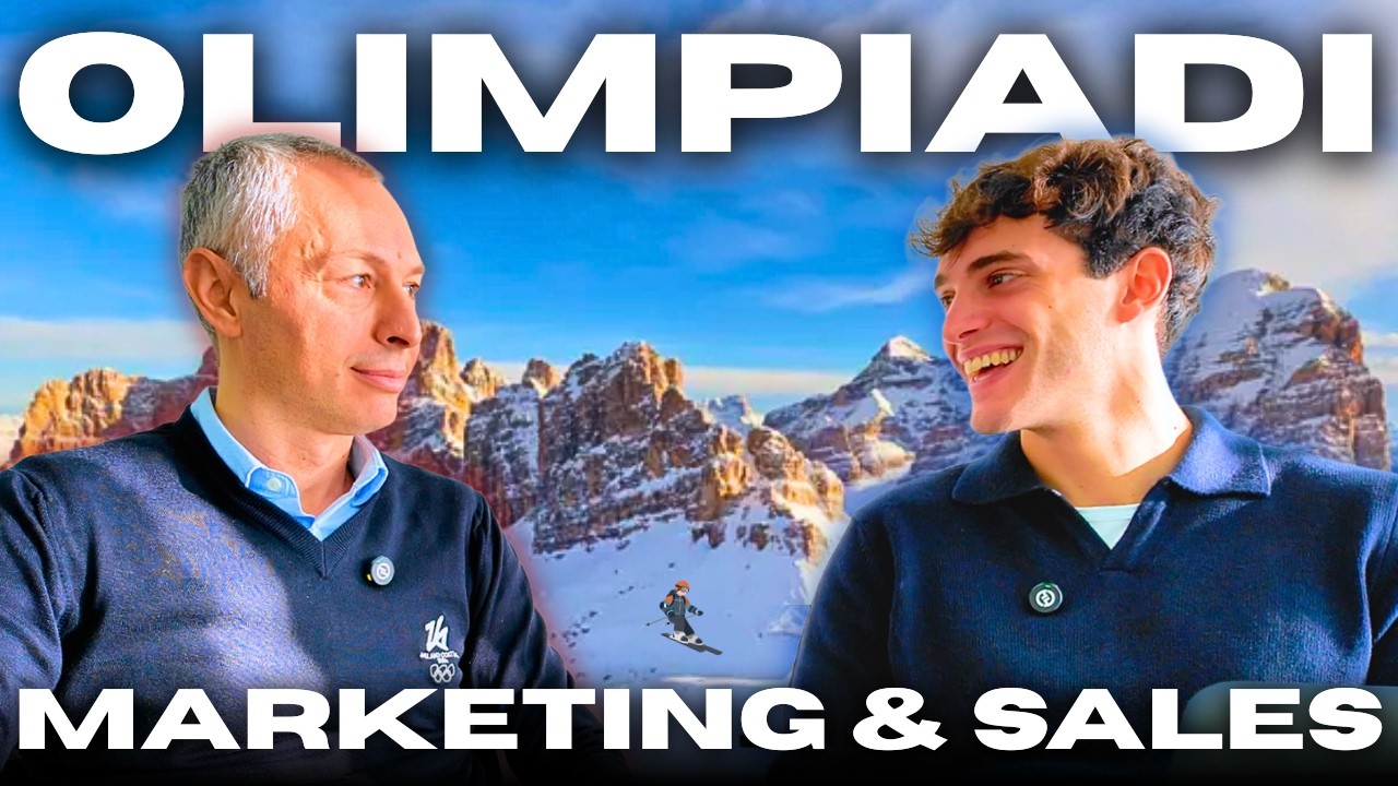 Dentro al MARKETING e alle VENDITE delle OLIMPIADI Milano Cortina 2026 | Alessandro Donato ⛷️