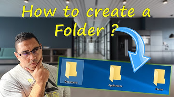 Computer Basics: How do I create a Folder?