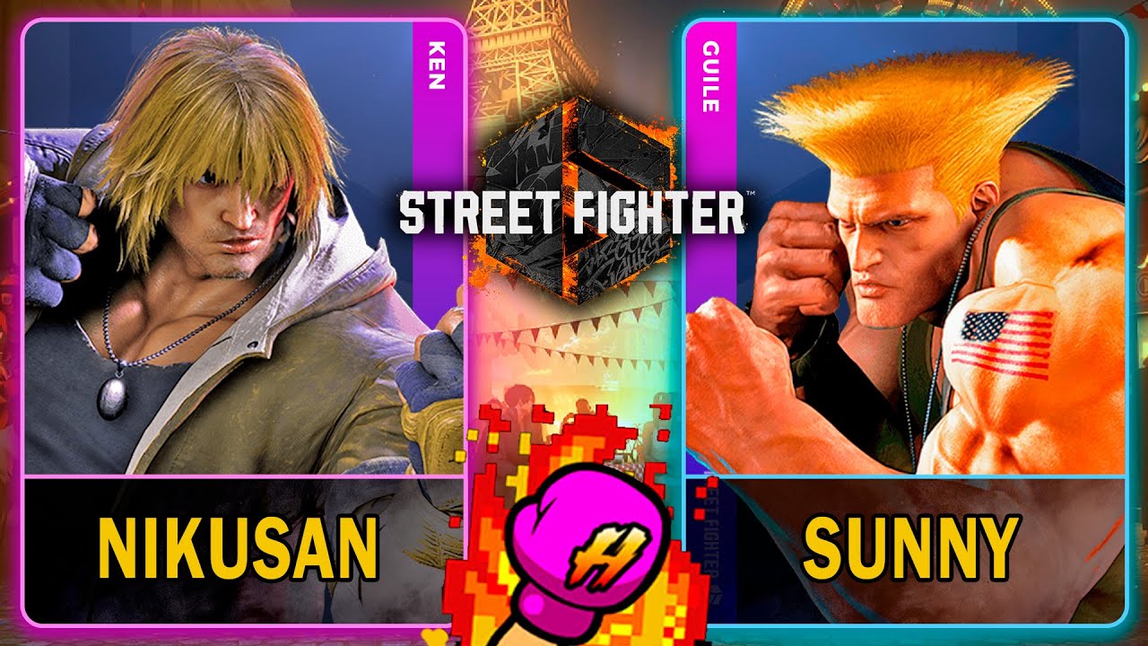 Street Fighter 6 🥊 Nikusan (KEN) VS Sunny (GUILE) 🥊 スト6  🥊 SF6 🥊