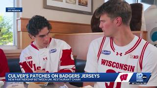 Culver's becomes first jersey patch for Wisconsin Badgers football, basketball, and hockey
