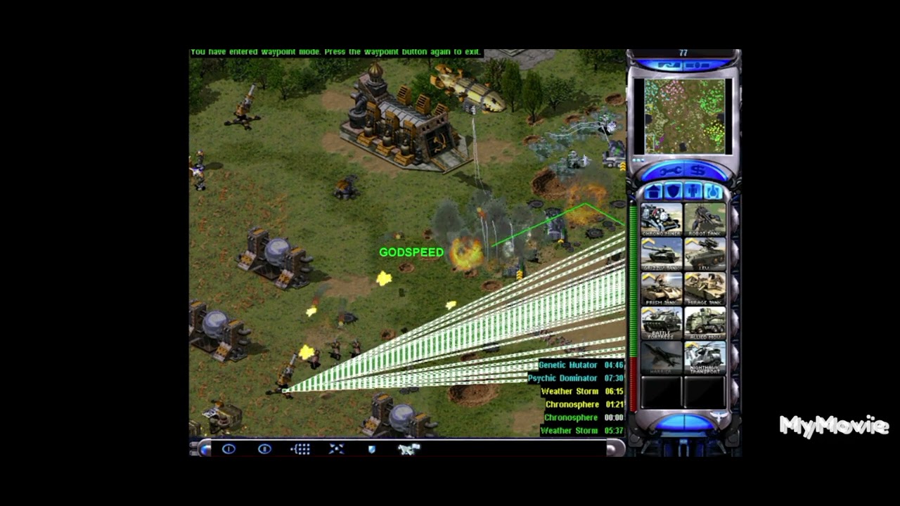 C&C | Yuri's Revenge | Red Alert 2 | 2025-0077- Short  Battle Clip 