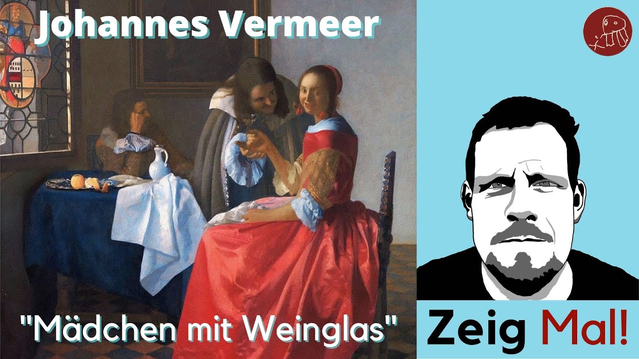 Jan Vermeer: "Das Mädchen mit dem Weinglas" (1660)